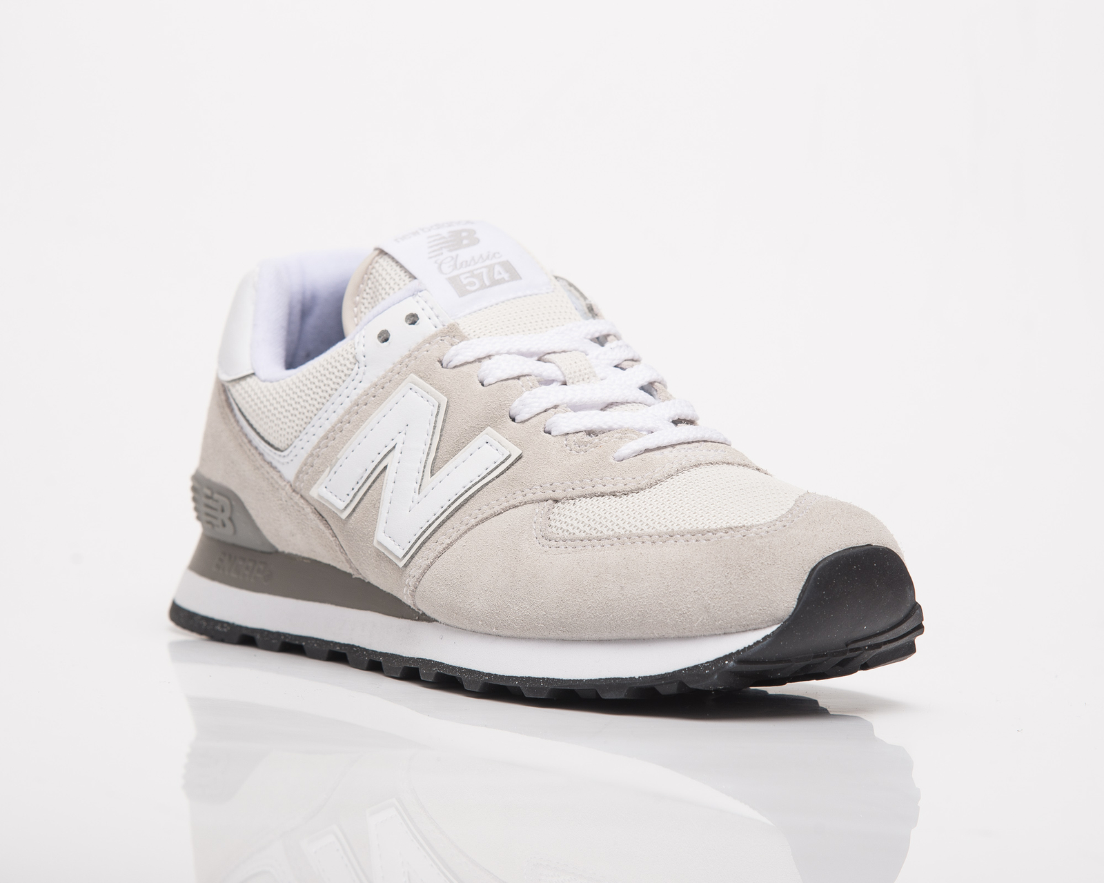 New Balance 574 Core Women's Nimbus Cloud White Casual Lifestyle Sneakers  Shoes | eBay