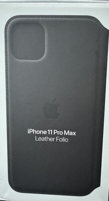 Apple Leather Folio for iPhone 11 Pro Max - Black