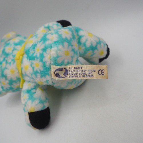 Grateful Dead Bear GDB C2903 Lil Daisy Liquid Flower Mint Plush 4.5" Toy Doll - Picture 4 of 5