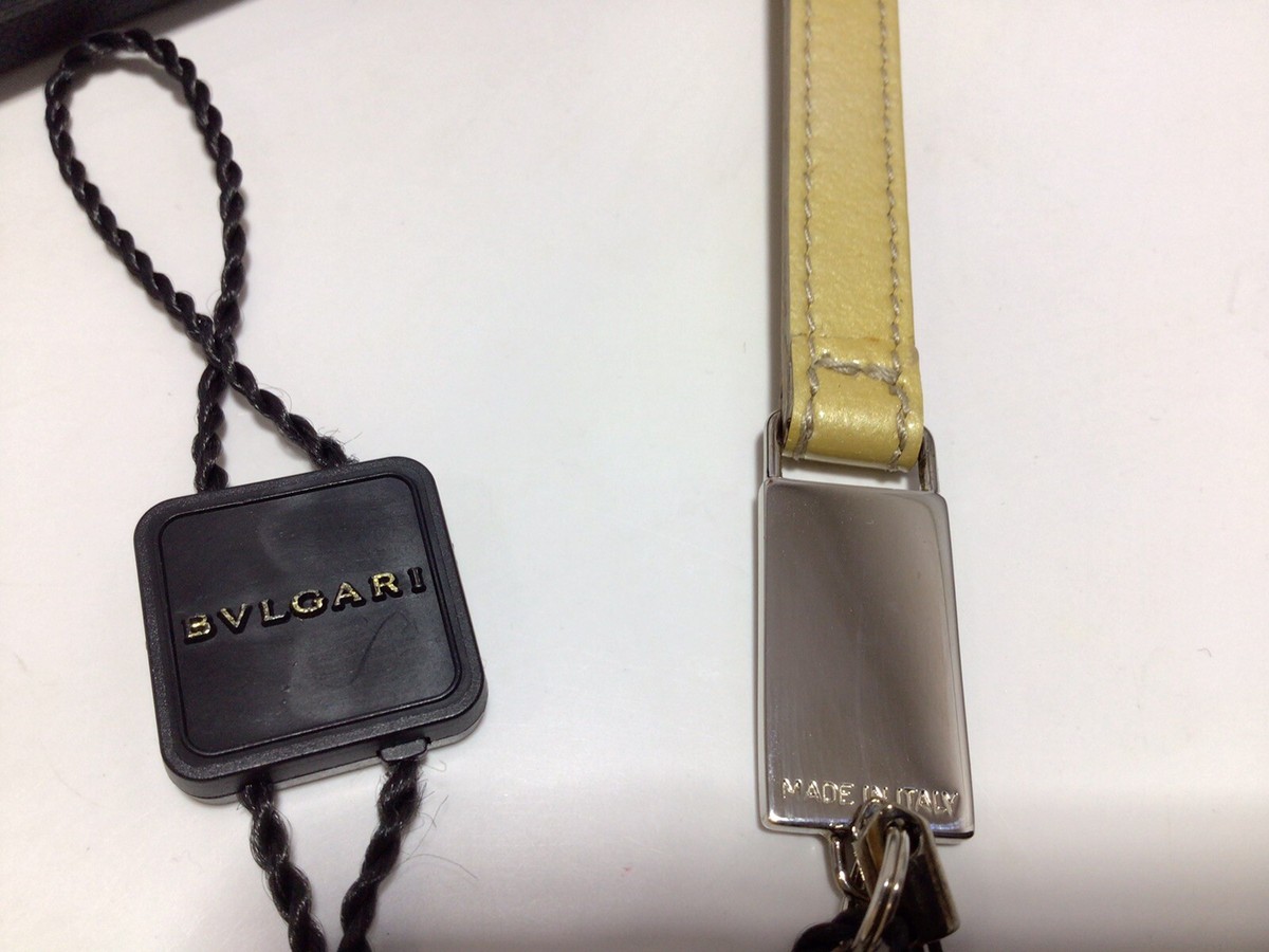 BVLGARI Signed STRAP w/ BVLGARI BOX ( For Phone, Keychain