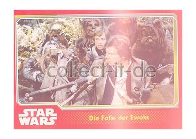 Topps Journey to Star Wars Nr. 125 - Die Falle der Ewoks