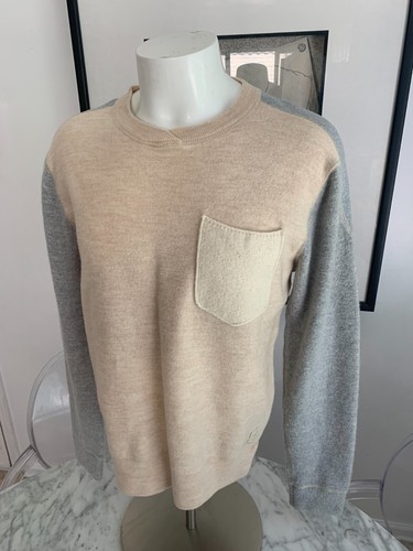 Men's Scotch & Soda Sweater X-LARGE Wool Blend Sweater Amsterdam Blauw Couture - Picture 4 of 10