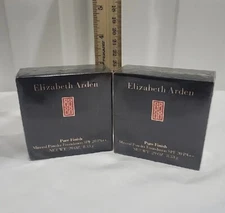 2 Pc ELIZABETH ARDEN PURE FINISH HTF Shade 11 MINERAL POWDER FOUNDATION SPF 20 