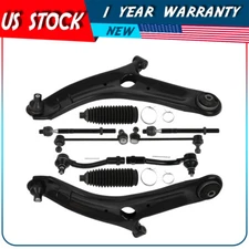 Front Lower Control Arm w/ Ball Joints Tie Rod End For 2010 11 12 2013 Kia Soul
