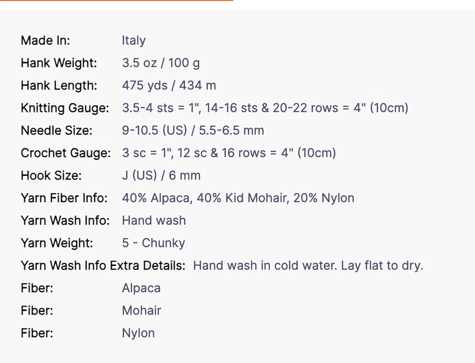 Hilo Berroco Artesia #4807 Membrillo Amarillo Gris Alpaca Mohair Mezcla Foto 4 de 4