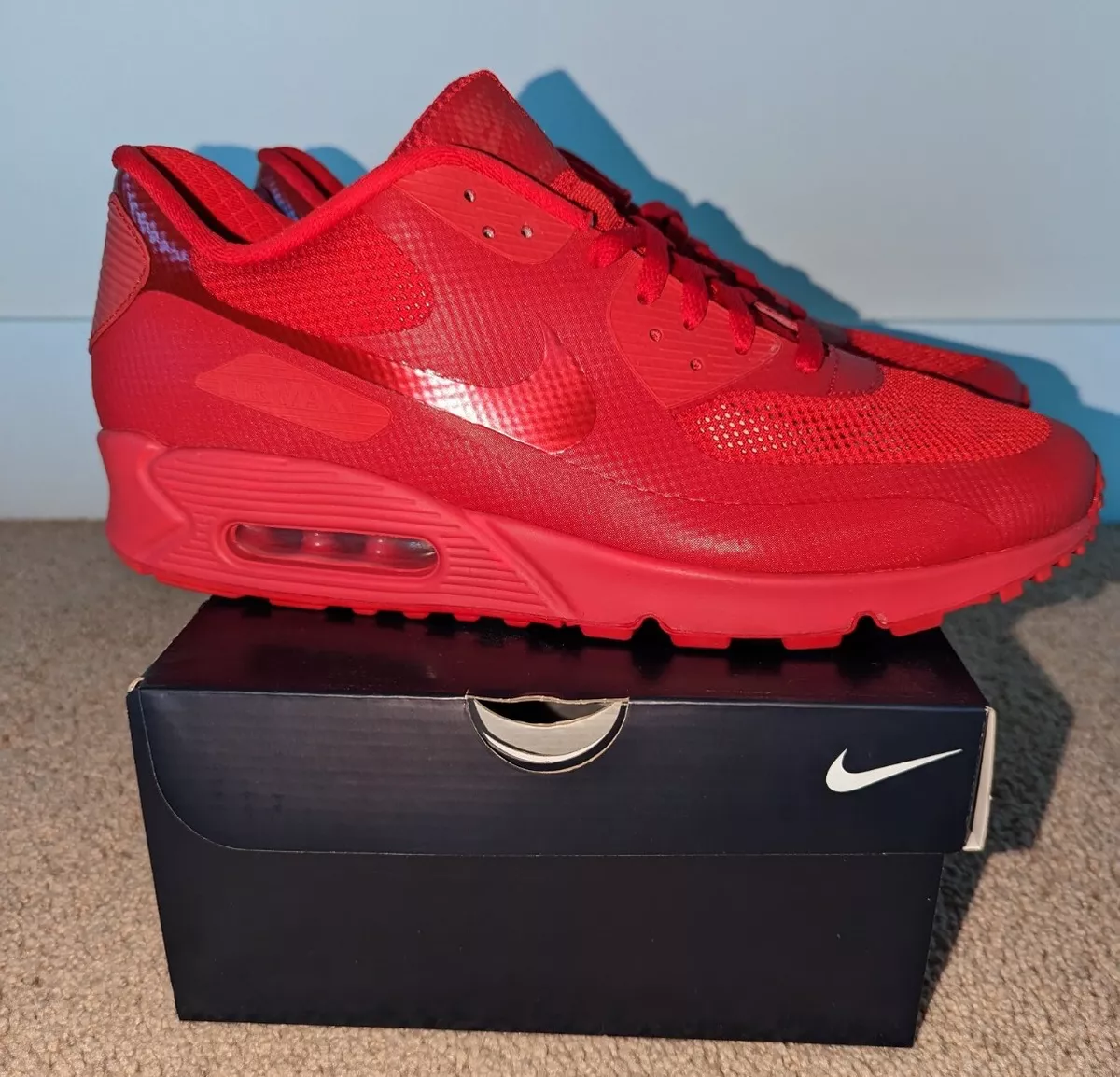 middag vluchtelingen het dossier Nike Air Max 90 Red October Size 12 Nike ID Hyperfuse Flyknit Running USA |  eBay