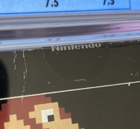 GLOSS NES-GP Donkey Kong 2nd Print feat. Jumpman Mario CGC 8.0 CiB NOT SEALED