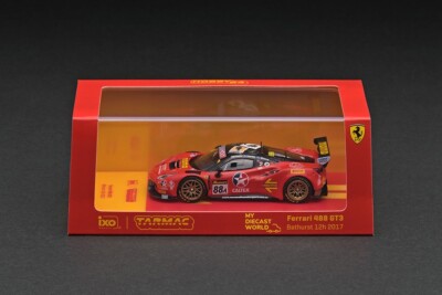 FERRARI 488 GT3 #88A BATHURST 12H 2017 1/64 IXO & TARMAC WORKS T64