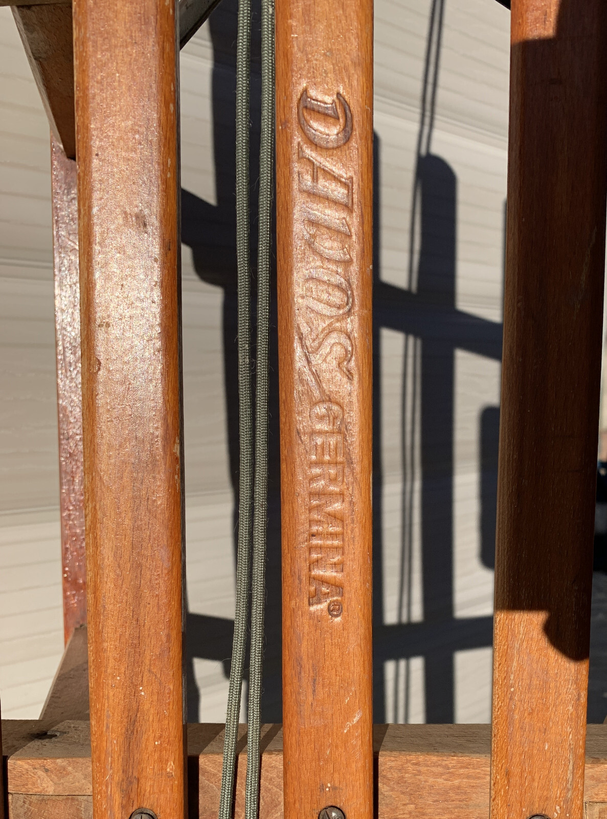 Vintage Davos Germina Wooden Snow Sled