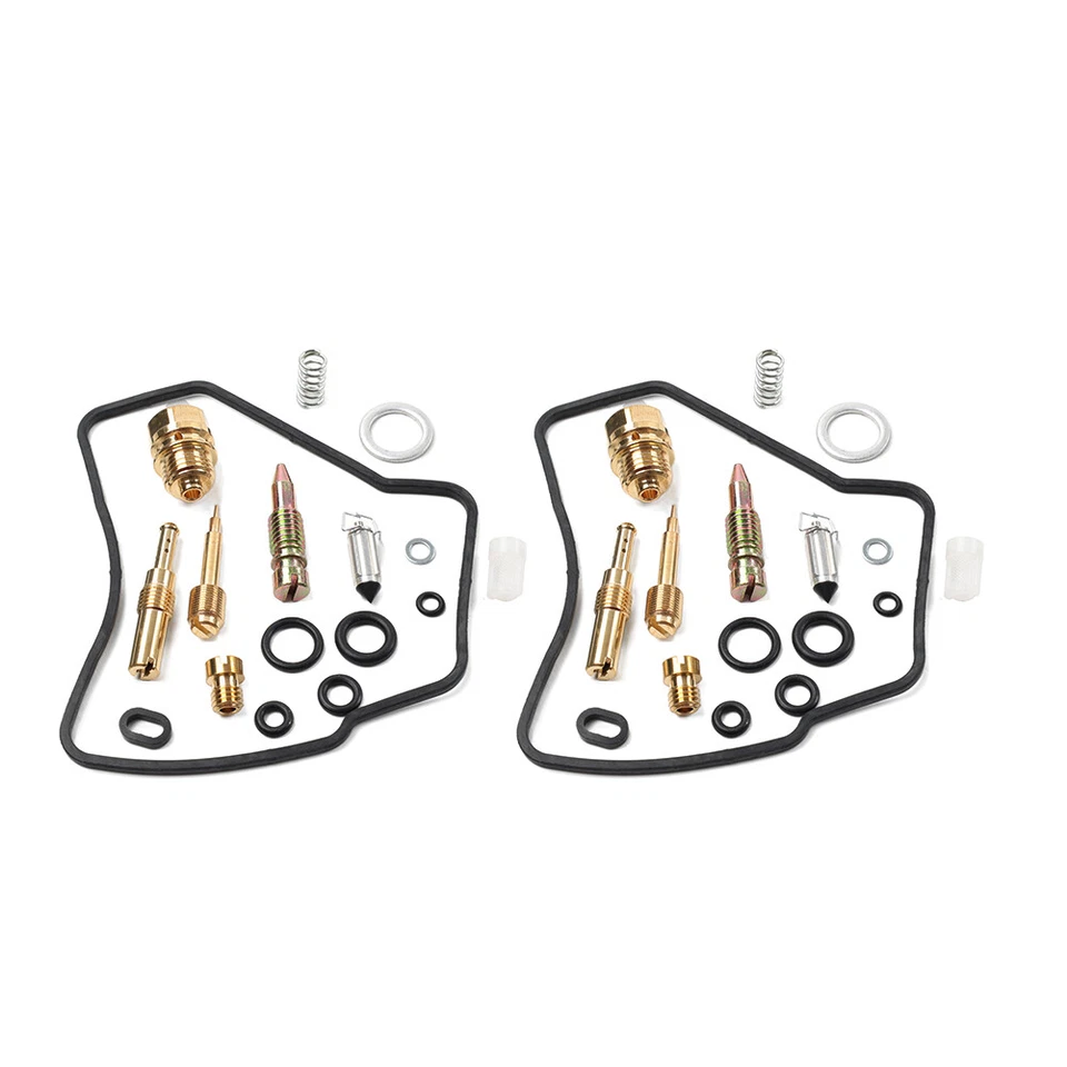 2 Sets Carburetor Carb Repair Rebuild Kit For Honda VTR250 Interceptor 1988-1990 Foto 2 de 4