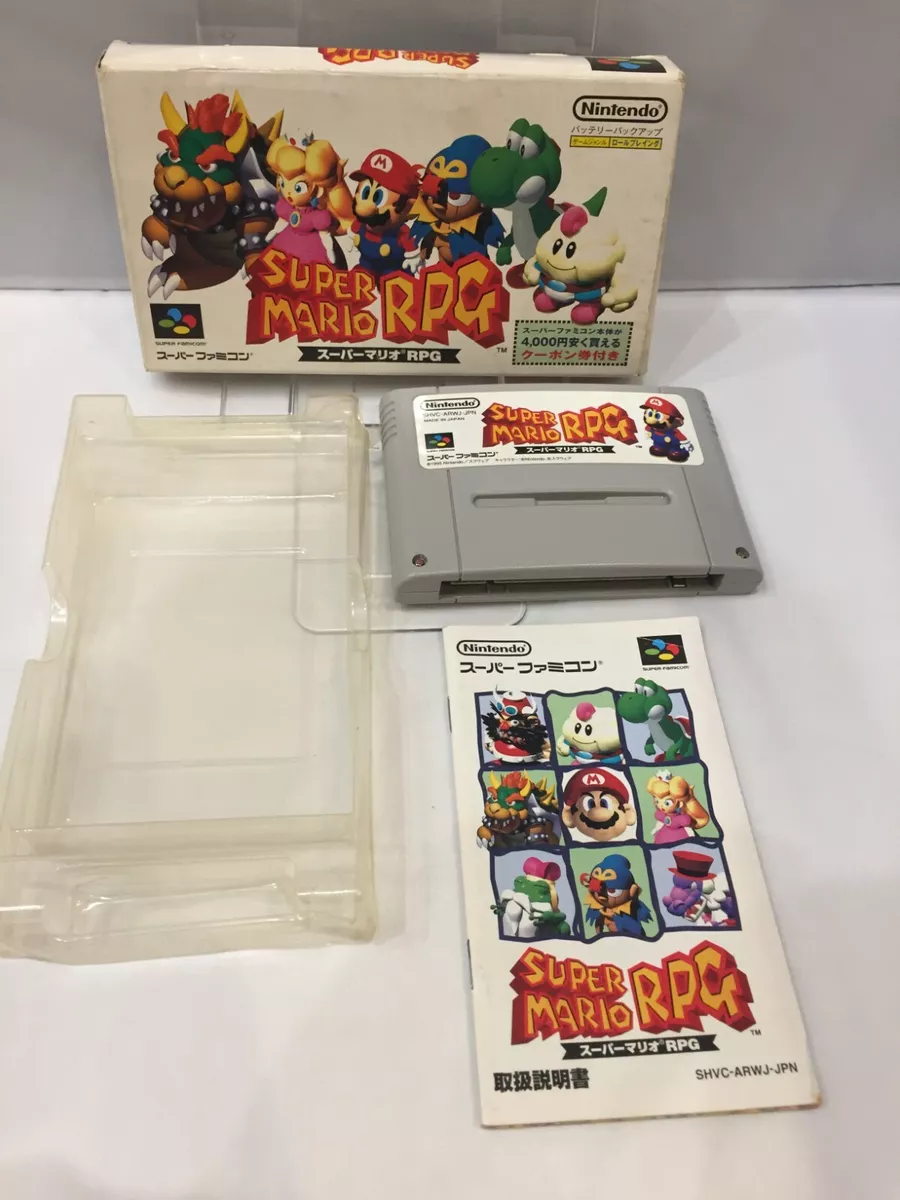 Super MARIO RPG SFC Super Famicom SNES NTSC-J JAPAN Import Tested Works