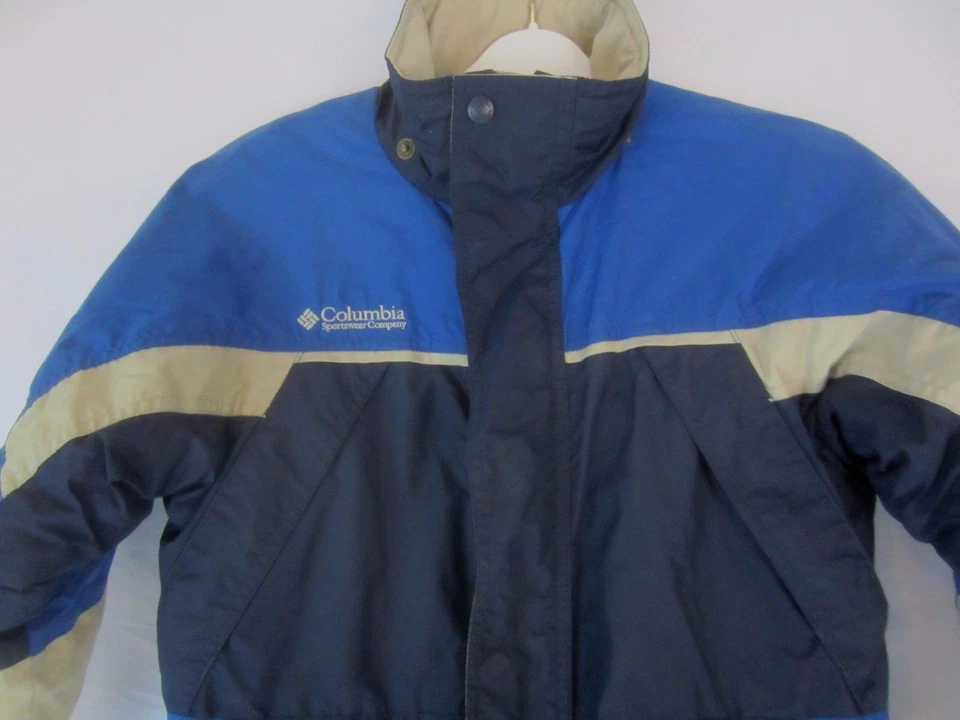 Chaqueta Abrigo Columbia Fire Ridge Nylon Azul Cremallera Frontal A Presión - Juvenil 8 - H405 Foto 2 de 4