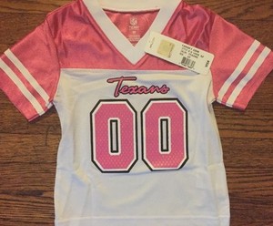 pink toddler texans jersey