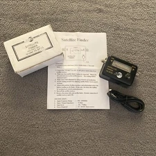 JVI Black Pocket Sized Signal Satellite Finder (10-SF20) LNB RCVR 950-2050 MHz