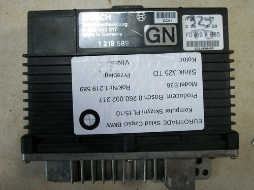 BMW E36 325TD Getriebesteuergerät 1219589 0260002217