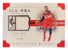 John Wall 2018-19 National Treasures All-NBA Materials /99 Wizards