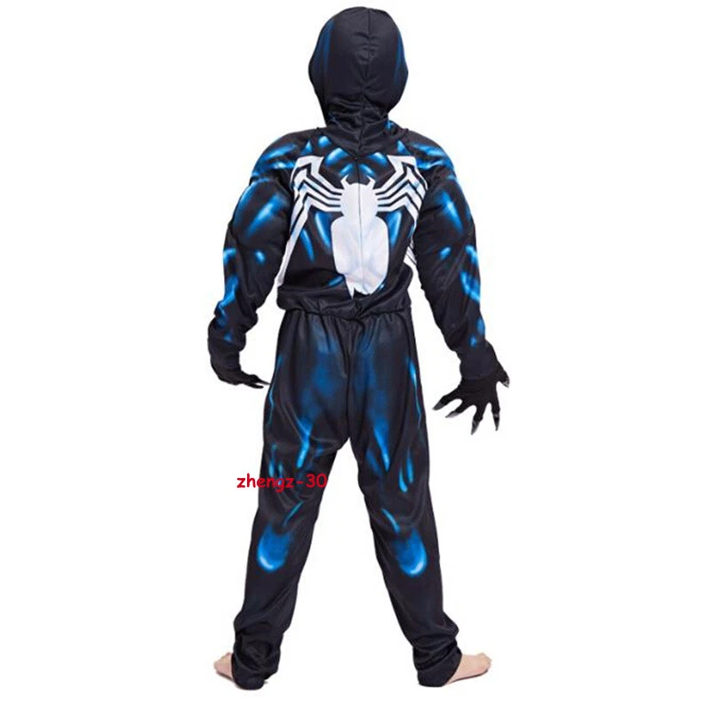 Disfraz de Superhéroe Disfraz de Veneno para Niños Conjunto Completo Conjunto de Fiesta de Halloween Foto 4 de 4
