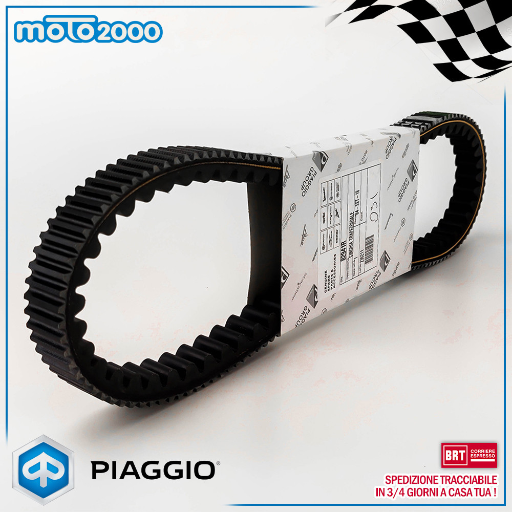 CINGHIA TRASMISSIONE PIAGGIO VESPA GTS GTV 300 HPE 2019 2021 - Foto 2