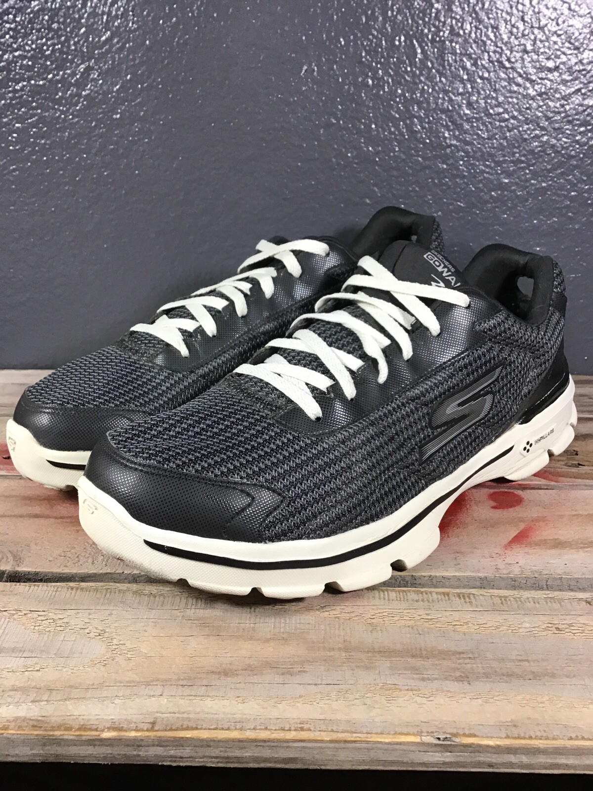 skechers go walk 3 hombre plata