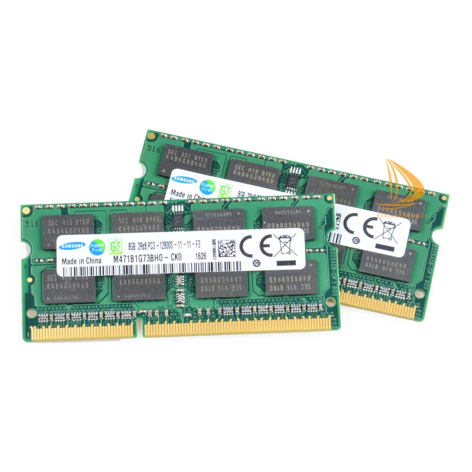 16GB 2x 8GB 8G Samsung 2RX8 DDR3 1600MHz PC3-12800S SODIMM Laptop RAM Memory #GS - Image 3 of 4