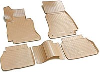 Gummi FußMatten Passend FüR Mercedes E-Klasse W213, S213, X213 | 2016- | Beige