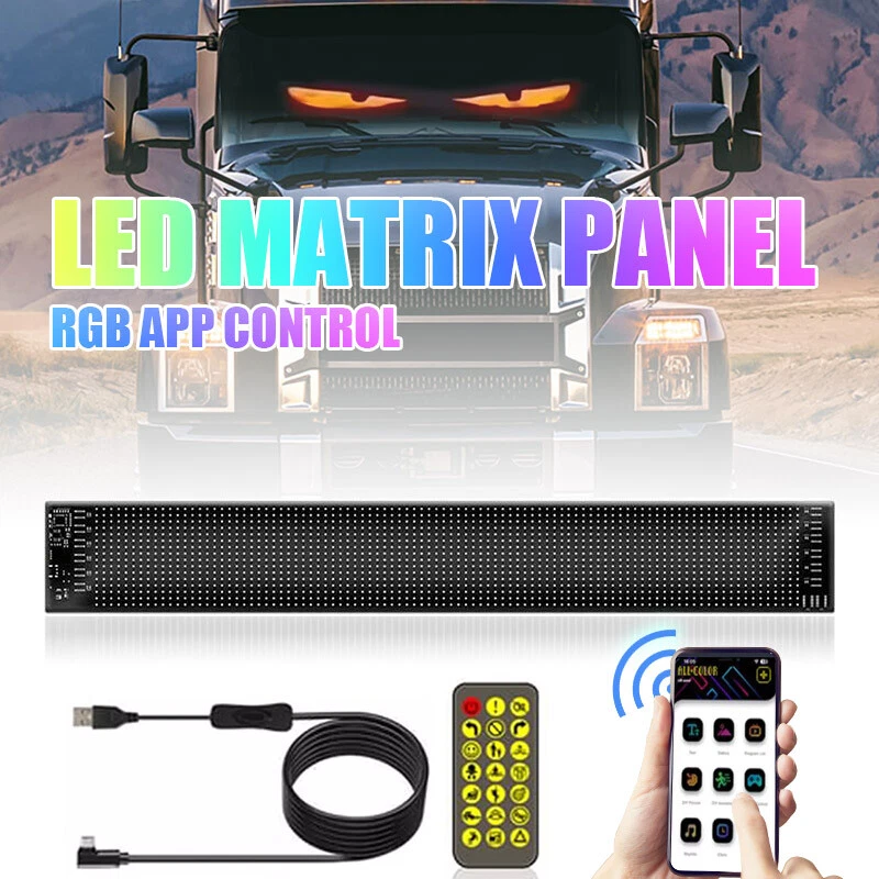 2pcs Colorful Eye Lamp Soft Screen for Car Windows, Led Eyes for Car Window DIY - Image 4 of 4