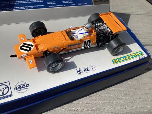 SCALEXTRIC 1/32 TEAM MCLAREN M7C #10 BRUCE MCLAREN SLOT CAR 1/3500. # C 3545 F/S - Bild 11 von 20