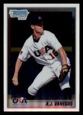 2010 Bowman Chrome USA Stars #USA19 A.J. Vanegas