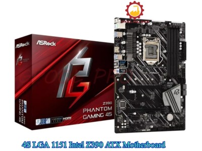 For ASRock Z390 PHANTOM GAMING 4S LGA 1151 Intel Z390 ATX Motherboard