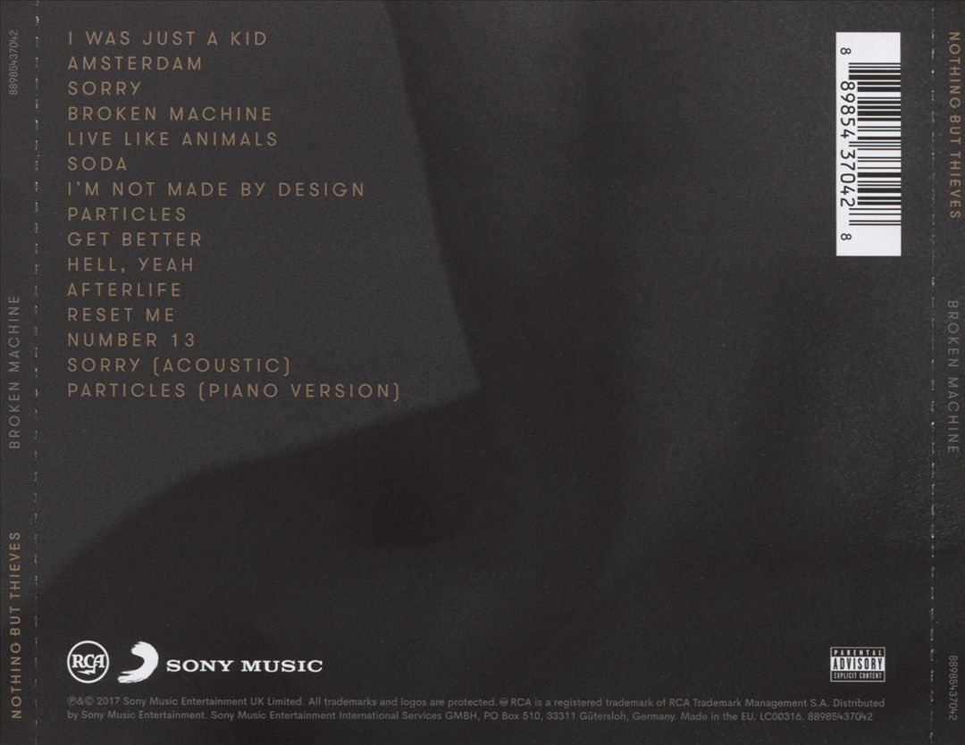 NOTHING BUT THIEVES BROKEN MACHINE [DELUXE EDITION] NEW CD