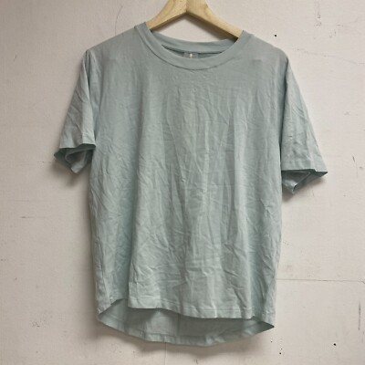Calia Women's Everyday Relaxed Short Sleeve Tee Round Neck Calming Green New