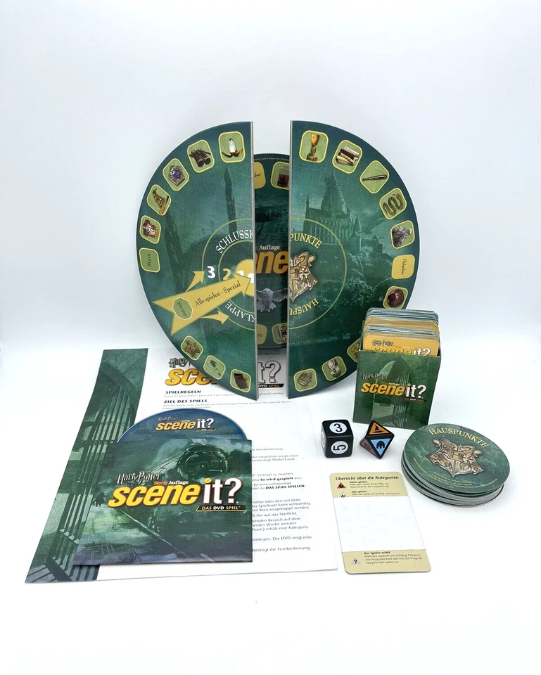 Harry Potter Scene It? Neue Auflage Grüne Edition DVD 2007 | Ohne Spielsteine - Bild 4 von 4