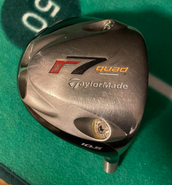 TaylorMade r7 Quad Driver 10.5 degree head only right handed Used