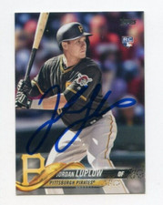 JORDAN LUPLOW SIGNED 2018 TOPPS BASEBALL CARD AUTO