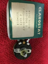 PICK A SHAFT SERIES A 10 CONTROL 30K OHM CLAROSTAT  NOS