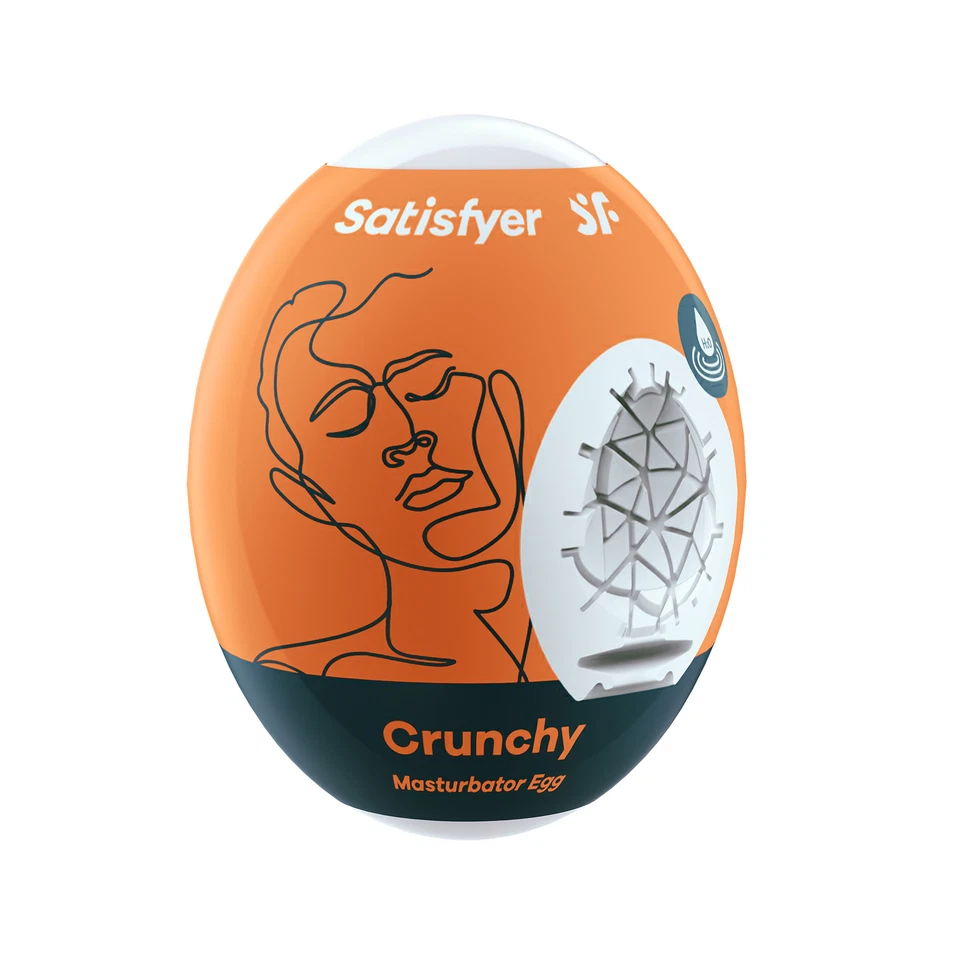 Sextoys Homme Oeuf Masturbateur Egg - SATISFYER - Photo 1/1