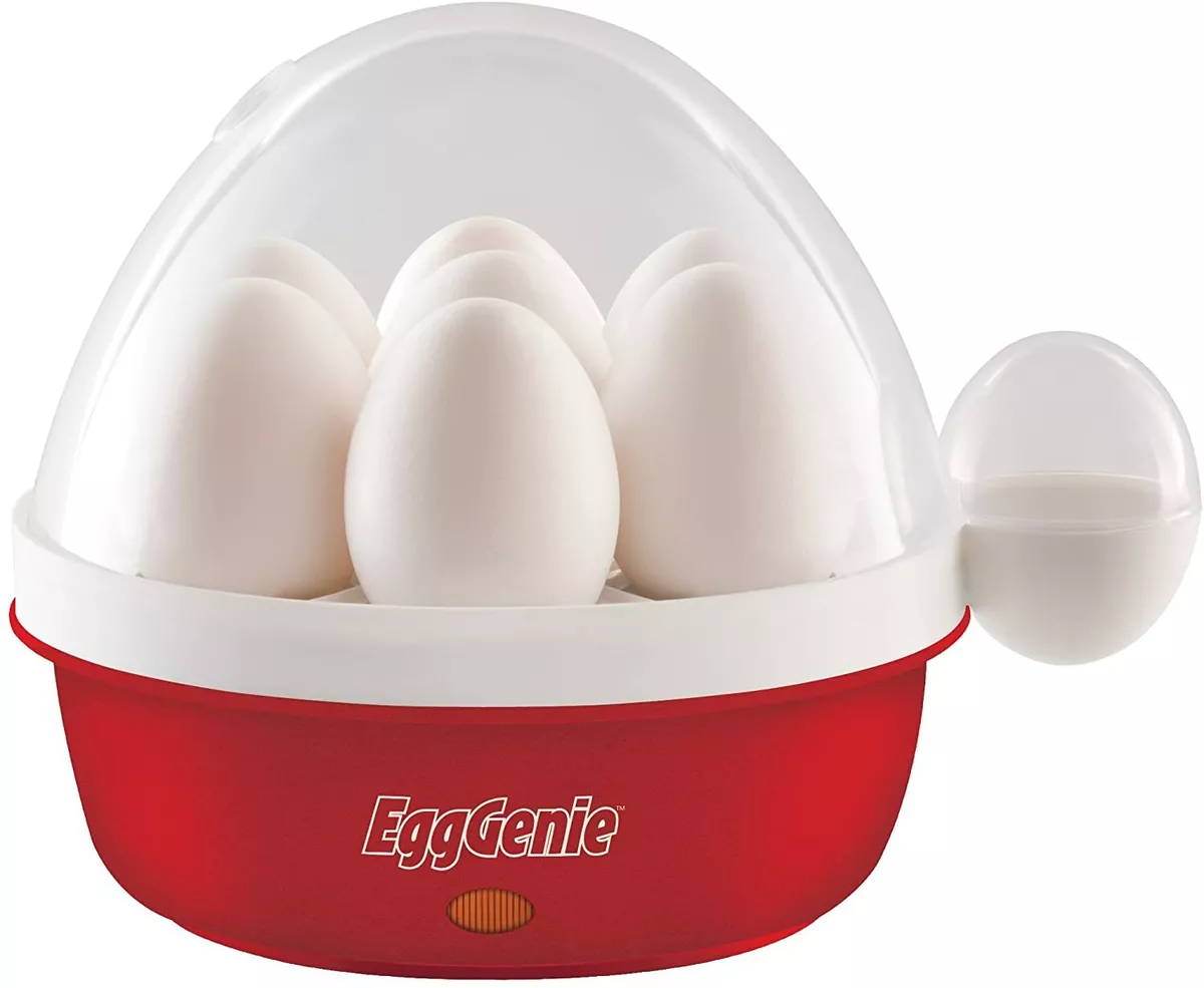 Big Boss EggGenie Electric Egg Cooker 7 Hard Boiled, w/ Egg