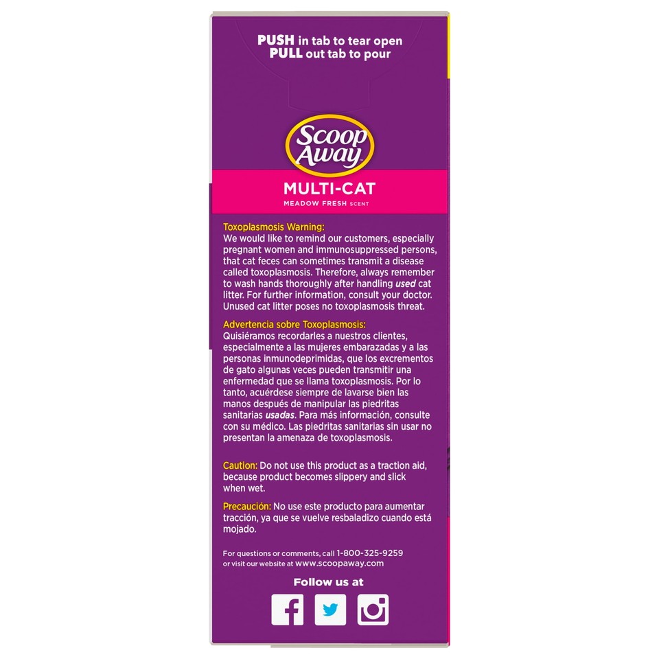 Scoop Away MultiCat, Scented Cat Litter, 38 lbs eBay