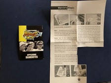 Vintage Marvin  s Magic Appearing Banknotes With Printed Instructions. Rare  N