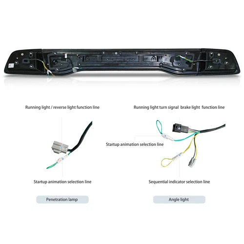 VLAND LED Tail lights Fit 2011-2014 Dodge Charger DRL Sequential & Animation L+R - Bild 8 von 9