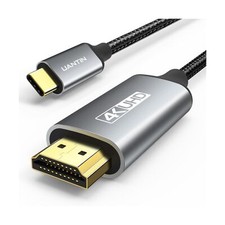 UANTIN USB C to HDMI Cable 6Ft  4K High-Speed USB 3.1 Type-C to HDMI 2.0 Cor...