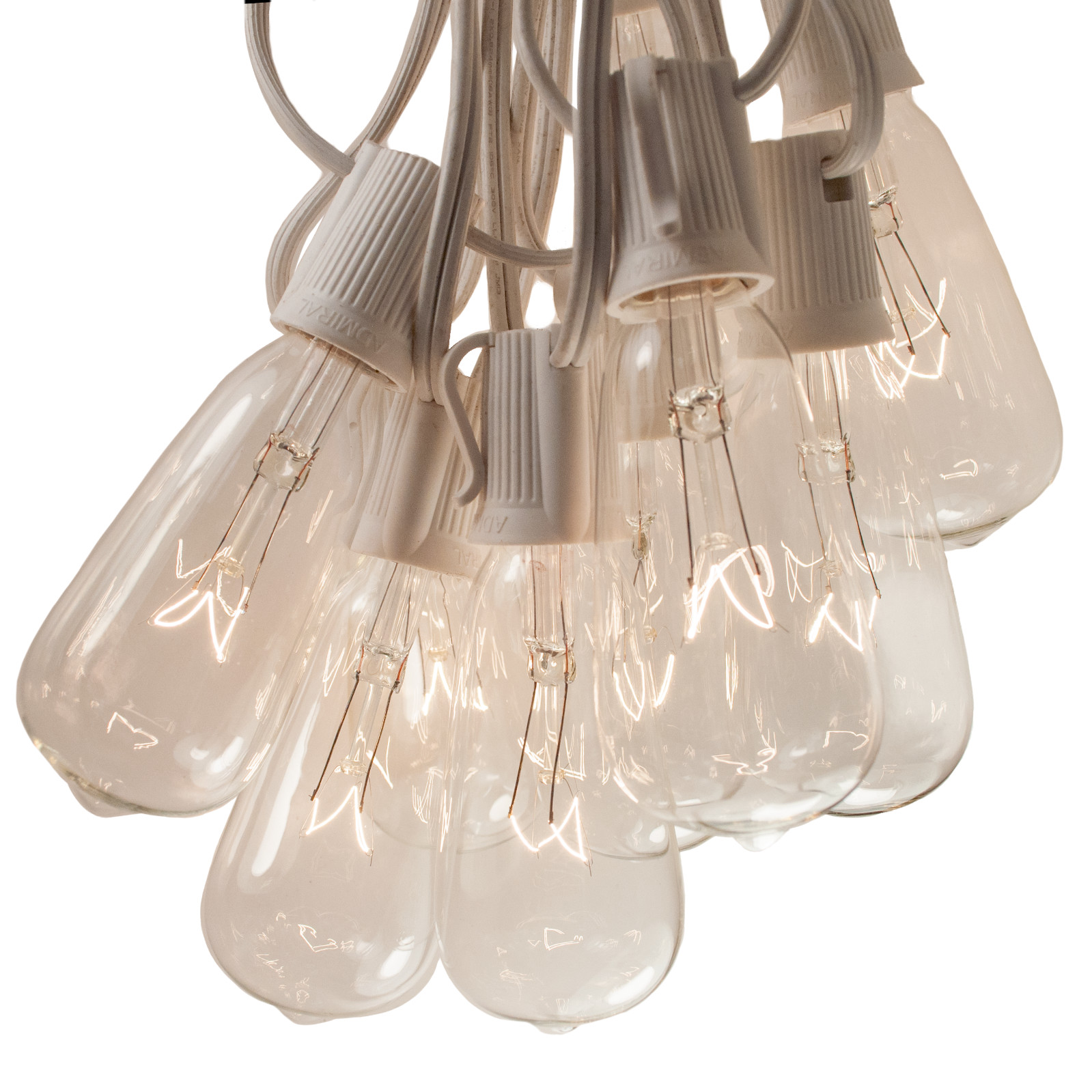 ST40 Clear 7 Watt Indoor, Outdoor String Lights for Patio, Cafe and  Backyard