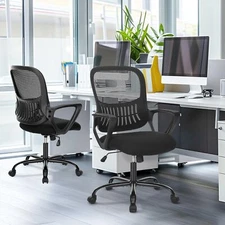 Multi Color Office Chair Ergonomic Adjustable Swivel Mesh Chair for Home Bedroom