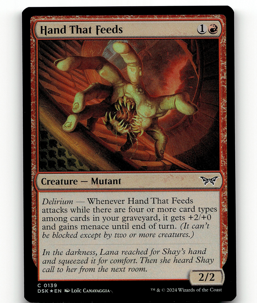 FOIL - MTG Hand That Feeds #139 - Duskmourn: House of Horror | eBay