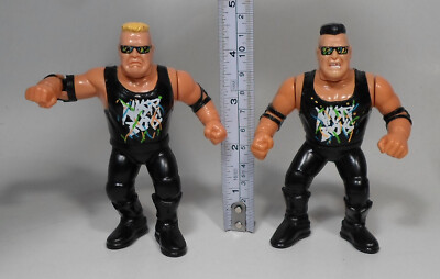 HASBRO TITANSPORTS VTG 1993 WWF WWE SERIES 3 NASTY BOYS 4.5