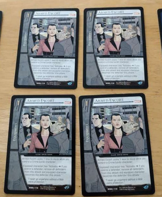 MARVEL VS TCG MMK-119 Armed Escort Common X4