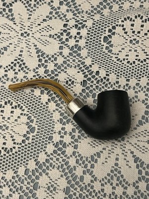 Vintage Peterson Of Dublin Bent Billiard Tobacco Pipe - V3