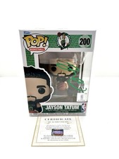FUNKO POP BASKETBALL HAND SIGNED JAYSON TATUM BOSTON CELTICS NBA CERTIFICATE COA