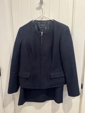 Talbots Navy Textured Suit 6