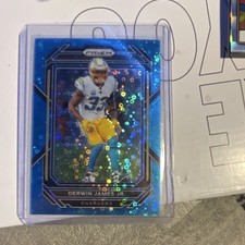 Panini 2022 Prizm Derwin James Jr. #156 No Huddle Blue Prizm /79 Chargers NFL